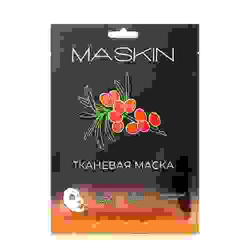 MASKIN Тканевая маска с облепиховым маслом и экстрактом моркови, саше