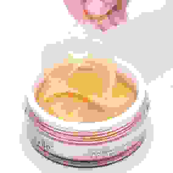 La femme elegante GOLDEN EDITION Гидрогелевые патчи с пептидами и секретом золотой улитки, 60шт.