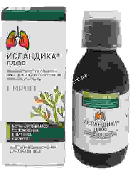 Исландика ПЛЮС Сироп исландский мох Свободное дыхание БАД, 140мл