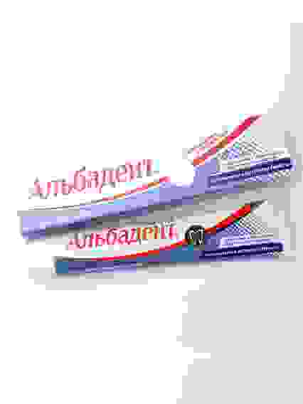 Альбадент Зубная паста для проблемных десен с женьшенем и экстрактом бересты, 95г
