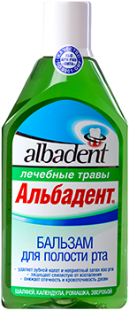 АЛЬБАДЕНТ Бальзам Лечебные травы, 400мл