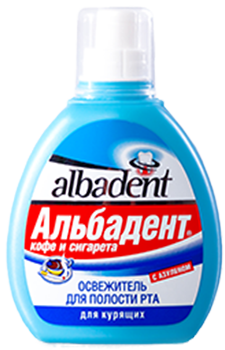 Альбадент Освежитель для рта Кофе и сигарета с азуленом, 35мл