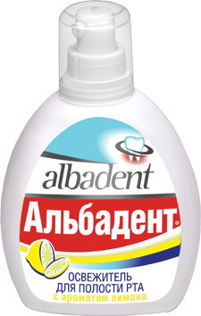 Альбадент Освежитель для рта Лимон, 35мл