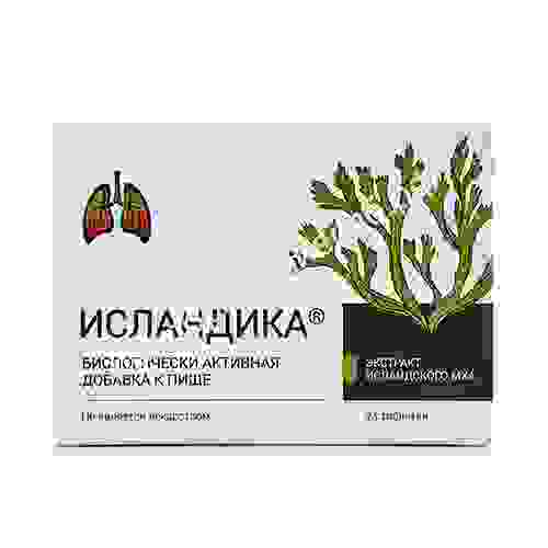 Исландика экстракт исландского мха Свободное дыхание БАД, 24табл.